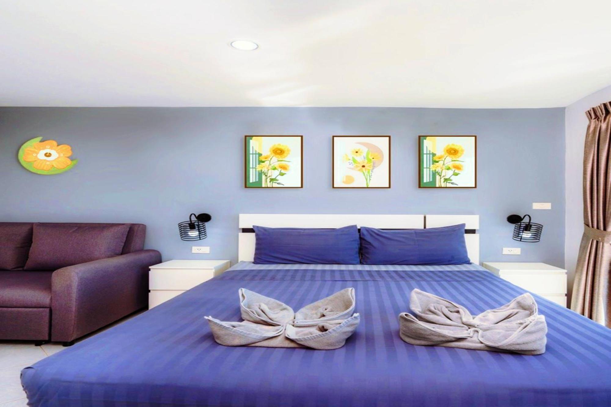 Soi 7 Hua Hin-Happy Rent Aparthotel Rom bilde