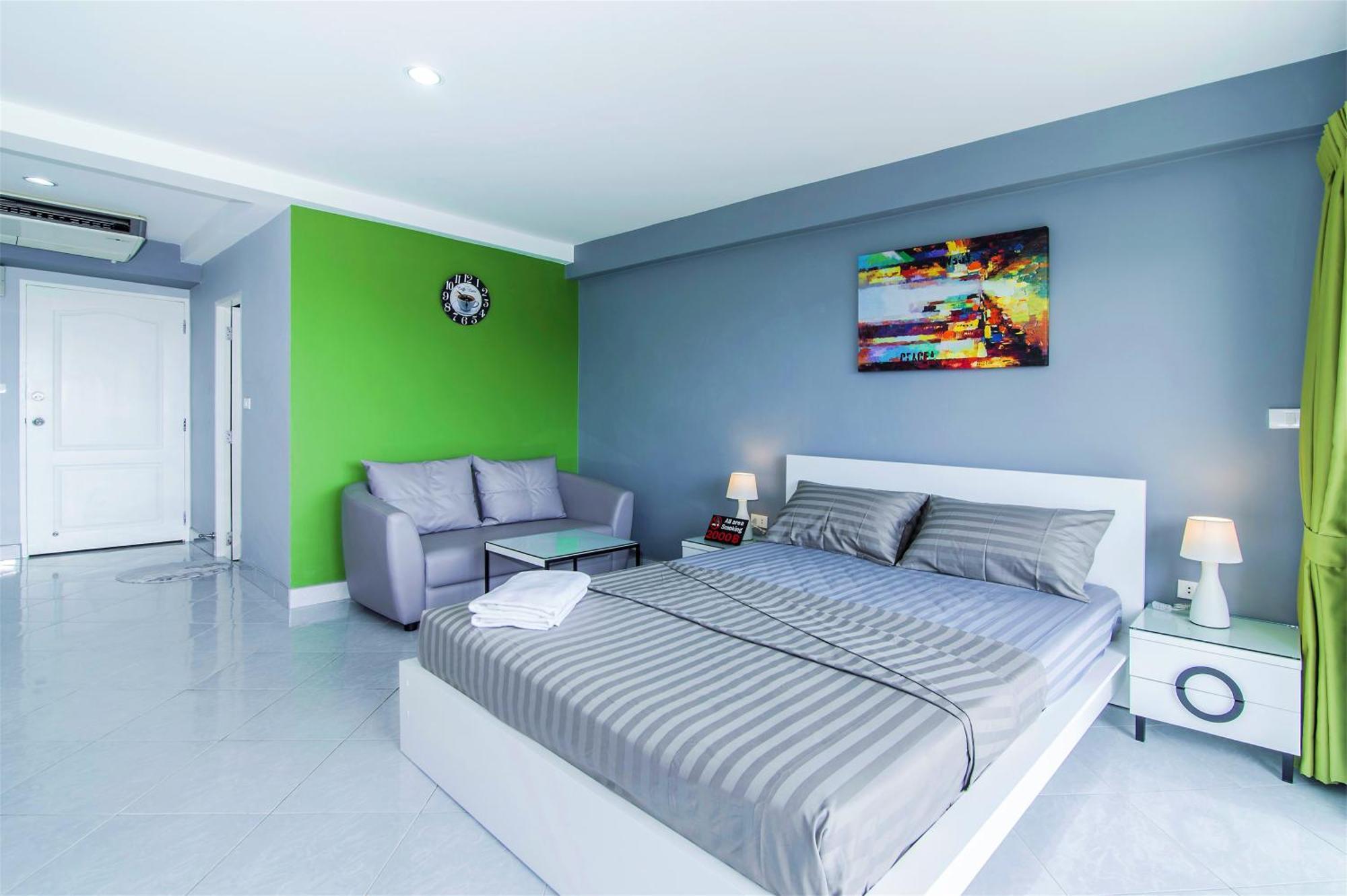 Soi 7 Hua Hin-Happy Rent Aparthotel Rom bilde