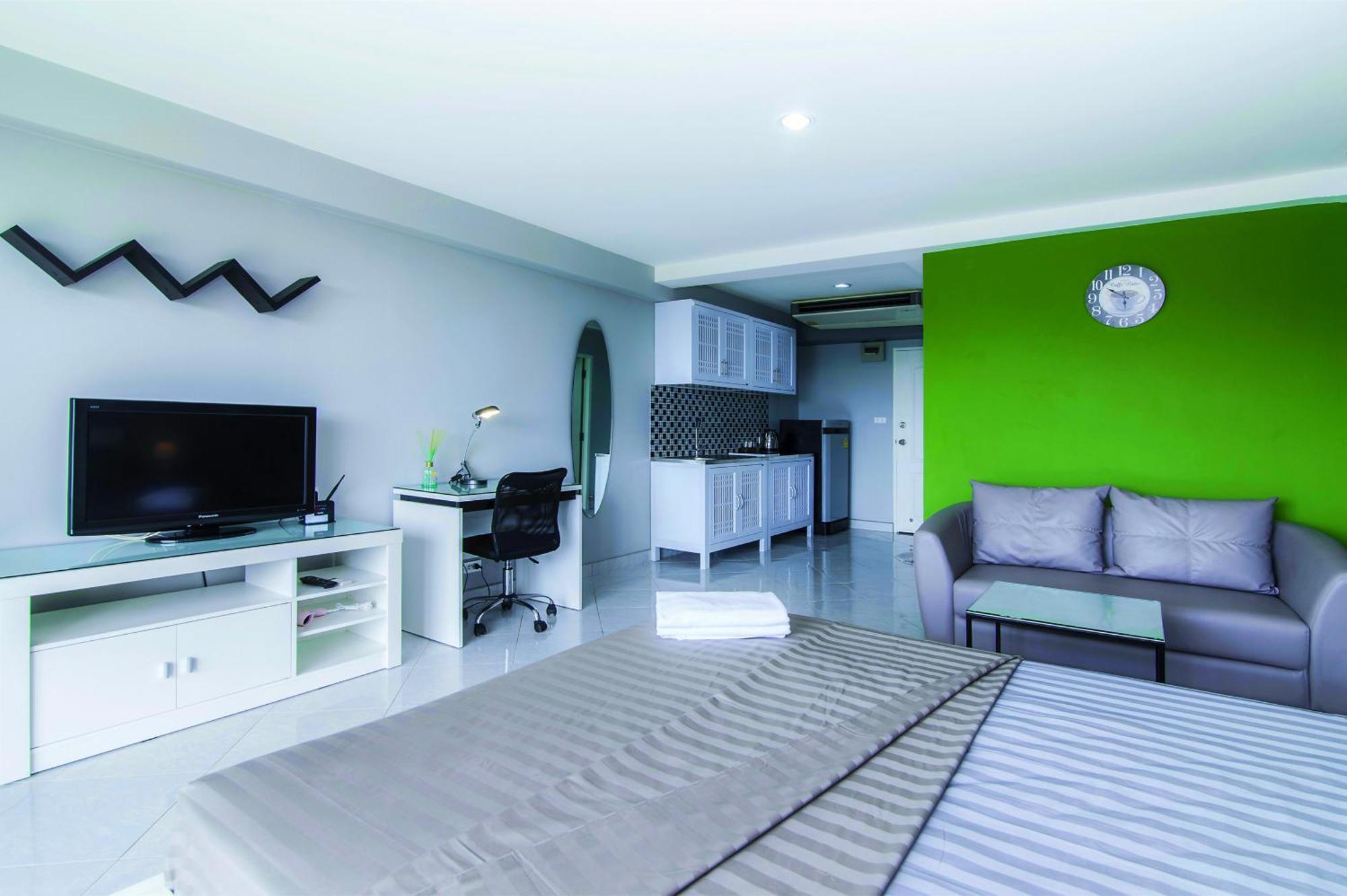 Soi 7 Hua Hin-Happy Rent Aparthotel Rom bilde